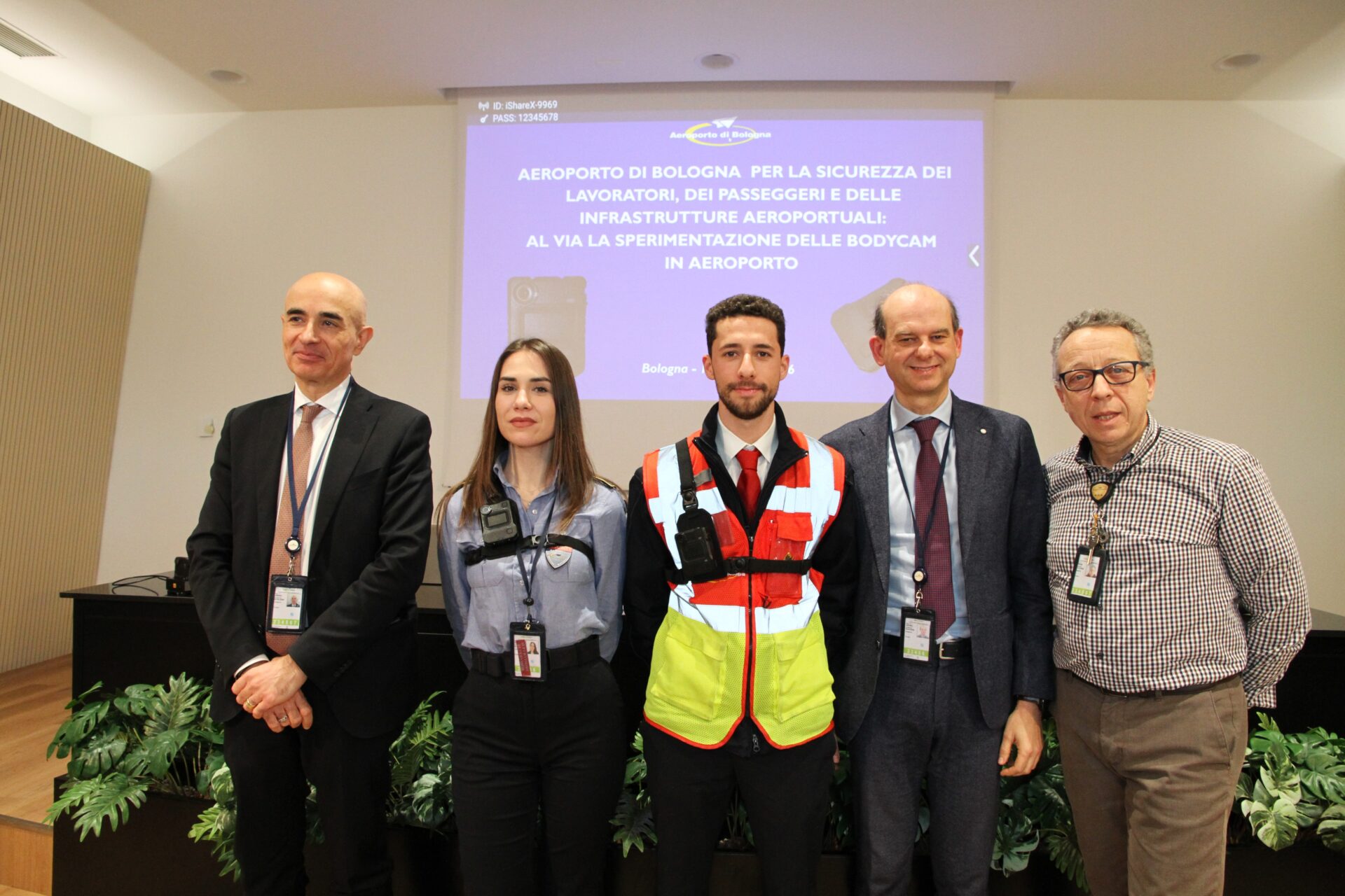 bodycam aeroporto Bologna