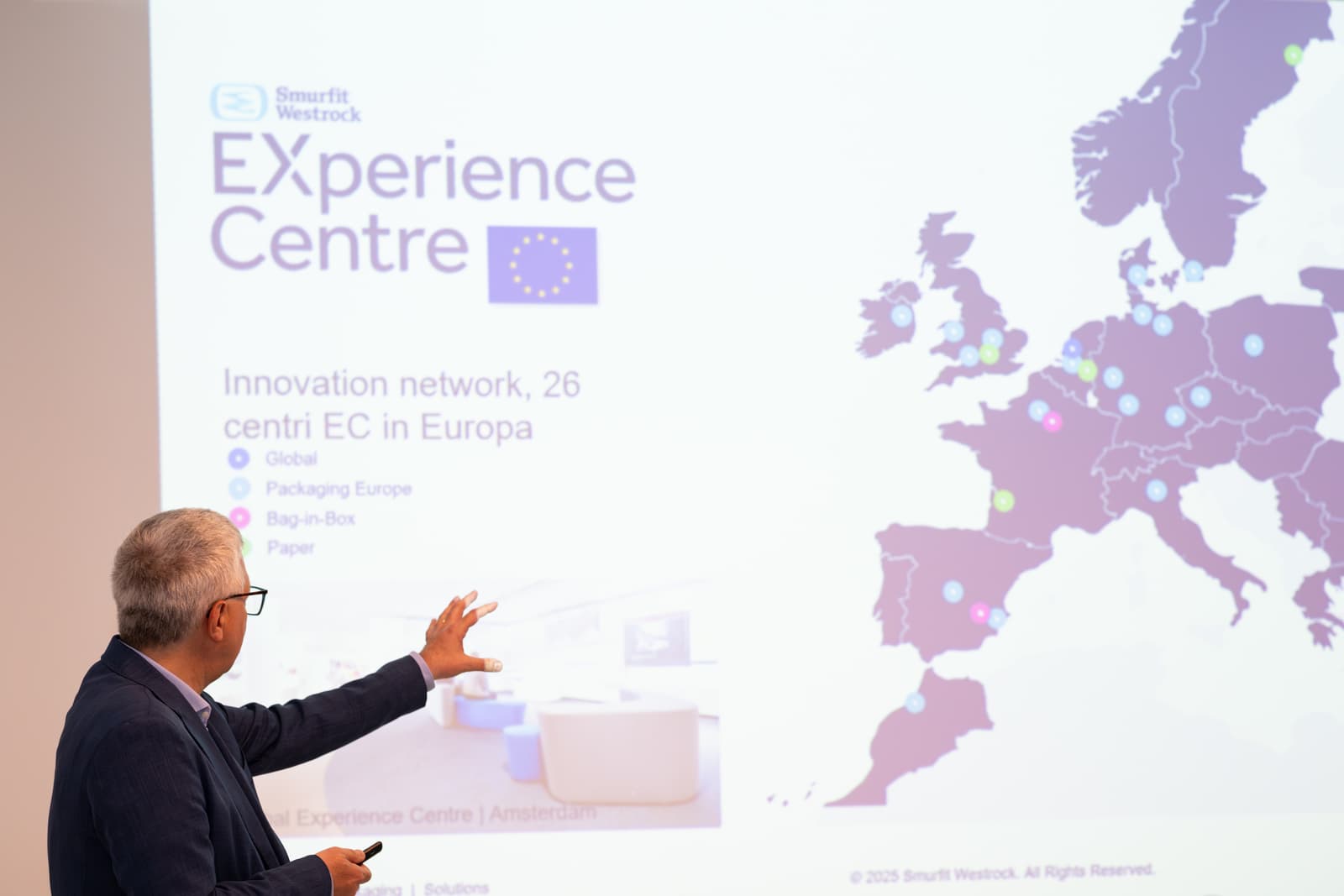 Experience centre on the go